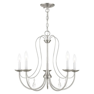 Mirabella - 5 Light Chandelier in Farmhouse Style - 24 Inches wide by 20 Inches high - 540013