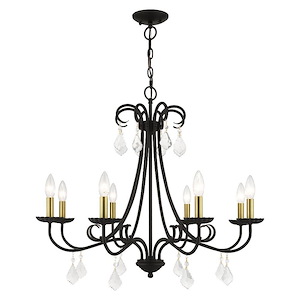 Daphne - 8 Light Large Chandelier-25 Inches Tall and 29.75 Inches Wide