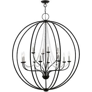 Arabella - 12 Light Grande Foyer Chandelier In Shabby Chic Style-45.63 Inches Tall and 40 Inches Wide - 1219857