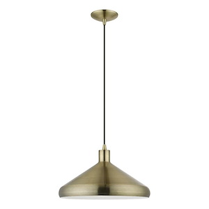Geneva - 1 Light Pendant In Urban Style-15 Inches Tall and 15.25 Inches Wide