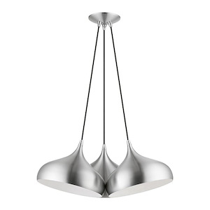 Amador - 3 Light Cluster Pendant In Transitional Style-15 Inches Tall and 25 Inches Wide - 1094657