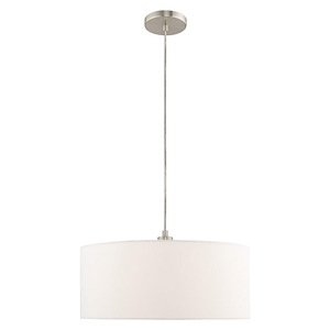 Meridian - 1 Light Pendant - 18 Inches wide by 12 Inches high