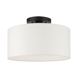 Meridian - 13 Inch 1 Light Semi-Flush Mount - 1012148