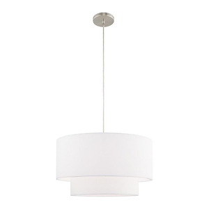 Meridian - 1 Light Pendant - 20 Inches wide by 15 Inches high