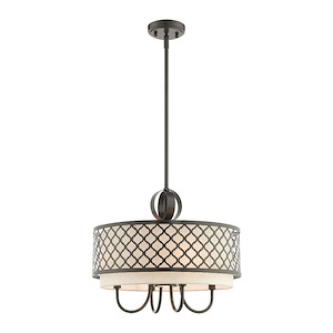 Arabesque - 5 Light Pendant in Glam Style - 18 Inches wide by 17.5 Inches high - 614558
