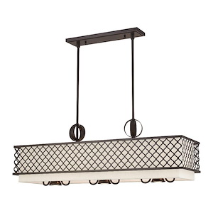 Arabesque - 9 Light Linear Chandelier in Glam Style - 12.5 Inches wide by 16.5 Inches high - 614556
