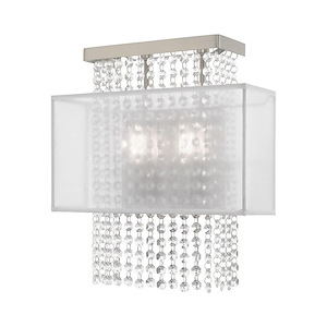 Bella Vista - 2 Light ADA Wall Sconce in Contemporary Style - 13 Inches wide by 14.5 Inches high - 735717