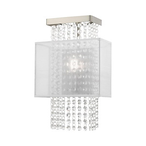 Bella Vista - 1 Light ADA Wall Sconce in Contemporary Style - 9 Inches wide by 14.5 Inches high - 735709