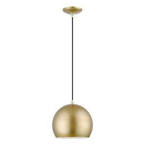 Piedmont - 1 Light Pendant In Transitional Style-15 Inches Tall and 10 Inches Wide - 1094684
