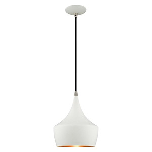 Waldorf - 1 Light Pendant In Industrial Style-18 Inches Tall and 9.5 Inches Wide