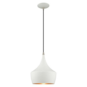 Waldorf - 1 Light Pendant In Industrial Style-18 Inches Tall and 9.5 Inches Wide - 831822
