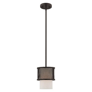 Braddock - 1 Light Mini Pendant in Industrial Style - 7 Inches wide by 16.75 Inches high - 735791