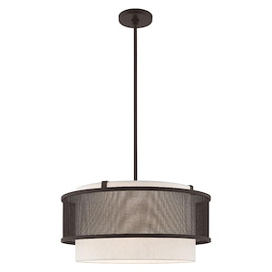 Braddock - 4 Light Pendant in Industrial Style - 20 Inches wide by 18 Inches high - 735789