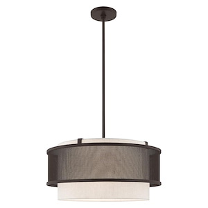 Braddock - 4 Light Pendant in Industrial Style - 20 Inches wide by 18 Inches high