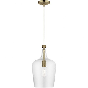 Avery - 1 Light Pendant In Transitional Style-22 Inches Tall and 9.25 Inches Wide