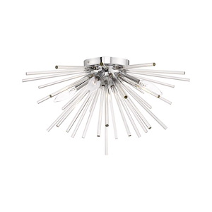 Utopia - 4 Light Flush Mount in Mid Century Modern Style - 20 Inches wide by 11 Inches high - 831878
