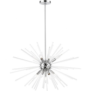 Utopia - 9 Light Large Pendant In Sparkling Style-25.75 Inches Tall and 32 Inches Wide - 1219875