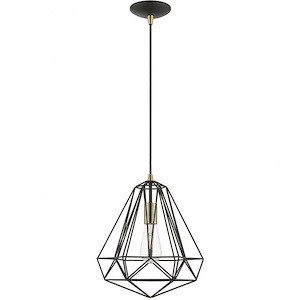 Knox - 1 Light Pendant In Geometric Style-18 Inches Tall and 12.25 Inches Wide - 831775
