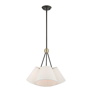 Prato - 3 Light Chandelier in Modern Style - 21 Inches wide by 20.5 Inches high