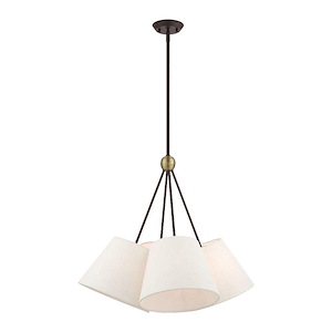 Prato - 4 Light Chandelier in Modern Style - 25 Inches wide by 25.5 Inches high