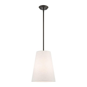 Prato - 1 Light Pendant in Modern Style - 11 Inches wide by 19.25 Inches high