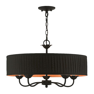 Harrington - 5 Light Pendant In Transitional Style-14 Inches Tall and 23 Inches Wide