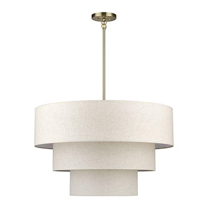 Manorwood - 8 Light Large Pendant-30 Inch Tall and 32 Inch Wide - 1391674
