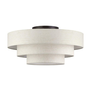Manorwood - 5 Light Extra Large Semi-Flush Mount-13.75 Inch Tall and 28 Inch Wide - 1391684