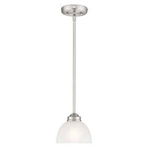 Somerset - 1 Light Mini Pendant in Traditional Style - 6.875 Inches wide by 8 Inches high - 415091