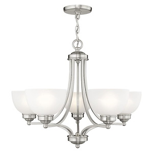 Somerset - 5 Light Chandelier in Traditional Style - 25 Inches wide by 20 Inches high - 415083