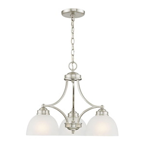 Somerset - 3 Light Chandelier in Traditional Style - 20 Inches wide by 16 Inches high - 415072