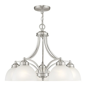 Somerset - 5 Light Chandelier in Traditional Style - 25 Inches wide by 18 Inches high - 1029731