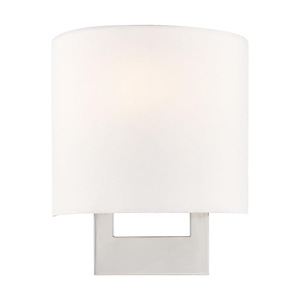 Hayworth - 1 Light ADA Wall Sconce in Contemporary Style - 8 Inches wide by 9.5 Inches high