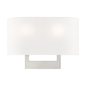 Hayworth - 2 Light ADA Wall Sconce in Contemporary Style - 14 Inches wide by 9.5 Inches high - 614636