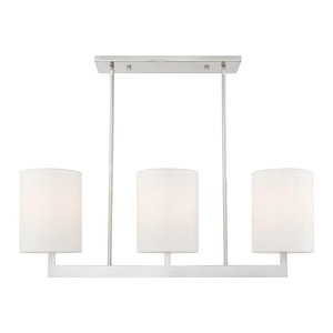 Hayworth - 3 Light Linear Chandelier in Contemporary Style - 7.5 Inches wide by 22 Inches high - 614633