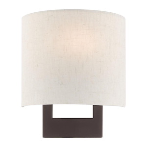Hayworth - 1 Light ADA Wall Sconce in Contemporary Style - 8 Inches wide by 9.5 Inches high - 614627