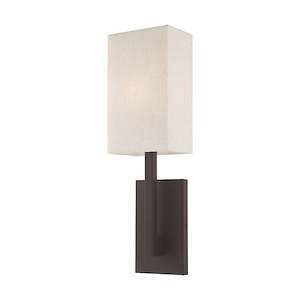 Hayworth - 1 Light ADA Wall Sconce in Contemporary Style - 6 Inches wide by 20 Inches high - 614629