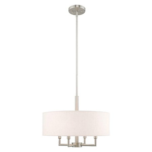 Meridian - 4 Light Pendant in Modern Style - 18 Inches wide by 22.5 Inches high