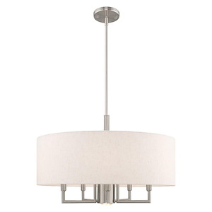 Meridian - 6 Light Pendant in Modern Style - 24 Inches wide by 24.5 Inches high