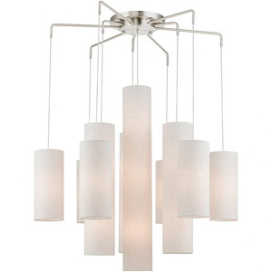 Strathmore - 15 Light Foyer Chandelier In Contemporary Style-43 Inches Tall and 44.5 Inches Wide - 1220015