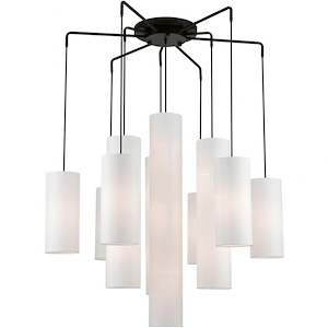 Strathmore - 15 Light Foyer Chandelier In Contemporary Style-43 Inches Tall and 44.5 Inches Wide - 1219834