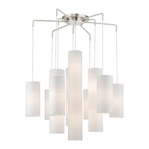 Strathmore - 15 Light Foyer Chandelier in Contemporary Style - 44.5 Inches wide by 43 Inches high - 614625
