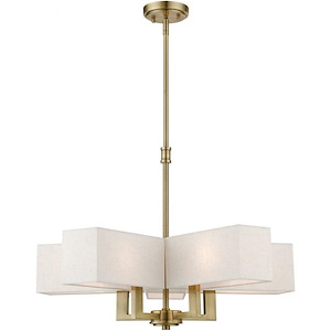 Rubix - 5 Light Chandelier In Contemporary Style-20.75 Inches Tall and 26 Inches Wide