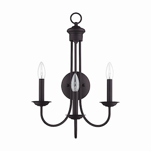 Estate - 3 Light Wall Sconce-20.75 Inches Tall and 14 Inches Wide - 1337533