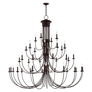 Estate - 38 Light Chandelier in Farmhouse Style - 72 Inches wide by 70 Inches high