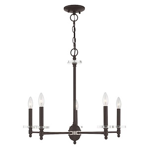 Bennington - 5 Light Chandelier - 25 Inches wide by 21.75 Inches high - 831712