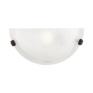 Oasis - 1 Light Wall Sconce in Contemporary Style - 12 Inches wide by 6 Inches high