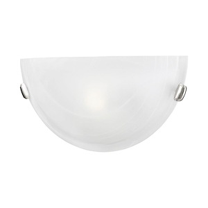 Oasis - 1 Light Wall Sconce in Contemporary Style - 12.25 Inches wide by 6 Inches high