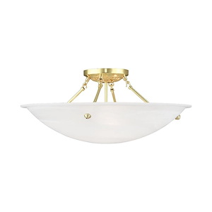 Oasis - 4 Light Flush Mount in Contemporary Style - 24 Inches wide by 9.5 Inches high - 1029736