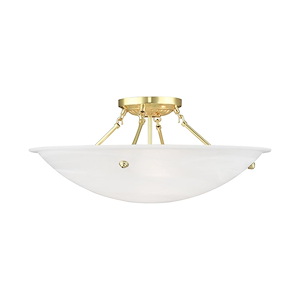 Oasis - 4 Light Flush Mount in Contemporary Style - 24 Inches wide by 9.5 Inches high - 1029736